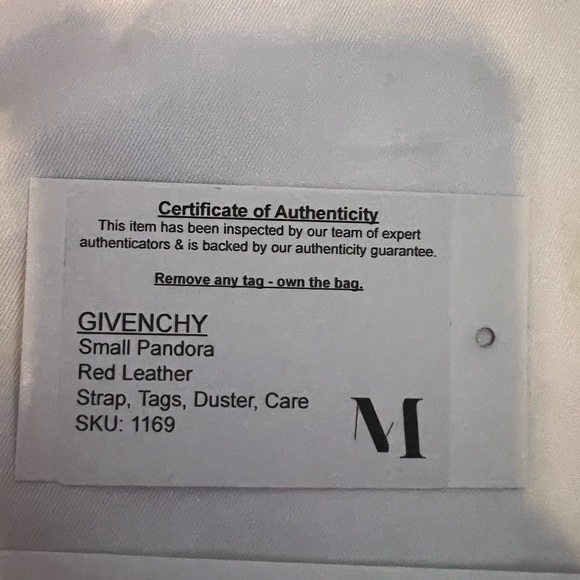 New Givenchy small pandora with perforated details and black handles. Authentic - Picture 3 of 11